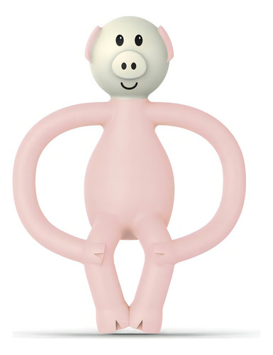 Mordedera Matchstick Monkey De Animales Color Rosa Cerdo