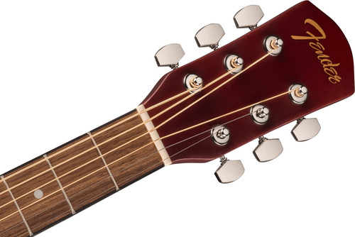 Guitarra Acústica Fender Dreadnought Con Accesorios Incluido Natural Ambidiestro Material Del Diapasón