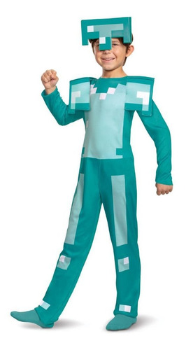 Disfraz De Minecraft, Traje De Armadura De Diamante