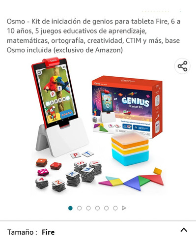 Osmo - Kit De Iniciación De Genios, Juegos Educativos. 