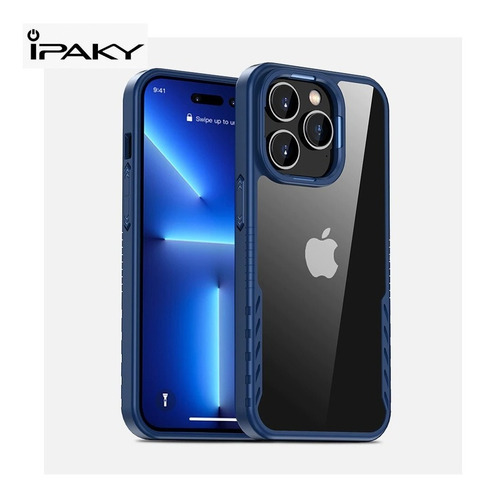 Case Funda Protector Transparente Antigolpes iPhone 14 Ipaky