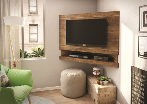 Panel En Angulo Delta Hasta 42 - Living Comedor Rack Rincon