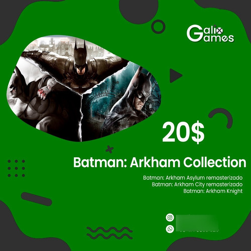 Imagen 1 de 3 de Batman Arkham Collection