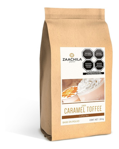 Zaachila Gourmet Caramel Toffee Base Frappe / Caliente 1.36k
