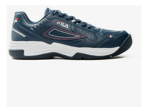 Zapatillas Fila Novaro color blanco/gris/lima - adulto 44 AR