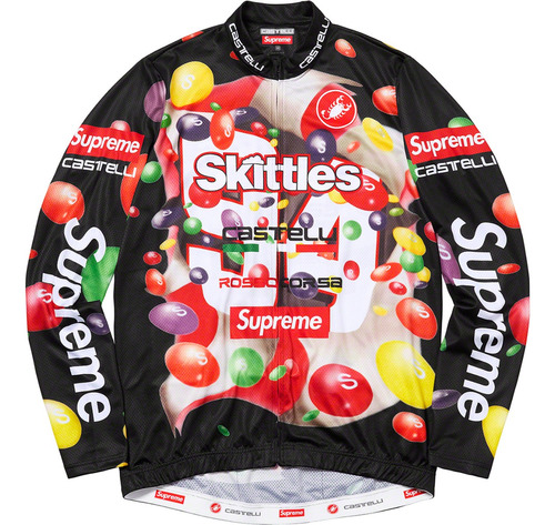 Playera Supreme X Skittles Castelli  L/s Cycling Jersey