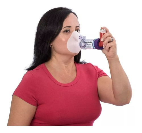 Aerochamber Plus Flow-vu Cámara Espaciadora P/adulto Chica