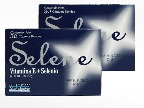 Imagen 1 de 1 de Selene Vitamina E Con Selenio Cpsulas Blandas