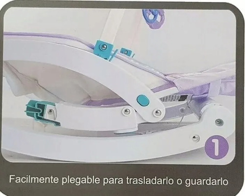 Silla Mecedora Musical Vibradora Plegable Posiciones