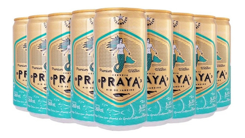 9x Cerveja Praya Witbier Lata 269ml