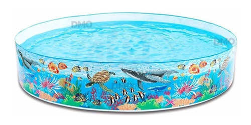 Piscina Circular Rígida Intex Animales Marinos 244*46cm