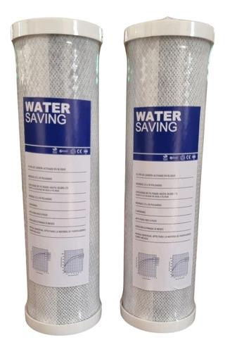 Repuestos Filtro Purificador Agua Water Saving Originales X2