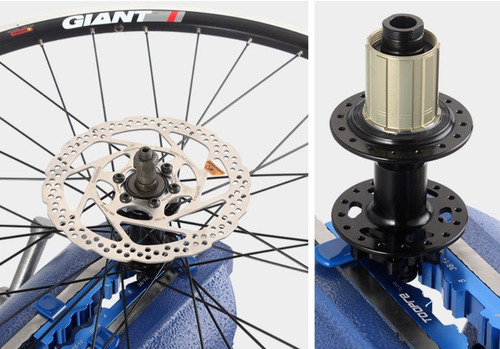Imagen 7 de 9 de Base Para Prensa De Banco Taller Reparacion Bicicleta Iman