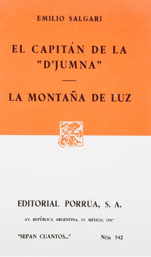 Libro El Capitán De La D'jumna · La Montaña De Luz