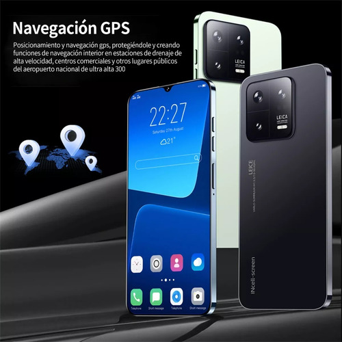 Teléfonos Inteligentes Android Baratos M13 Pro 6.26 En Ram2gb Y Rom16gb Negro
