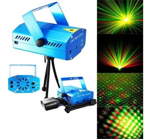 Laser Multipunto Audioritmico Rojo-verde