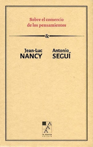 Libro - Sobre Elercio De Los Pensamientos (cartone) - Nancy