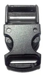 Broche Click Clack 1cm 10mm Cuadrado Importado Pulsera