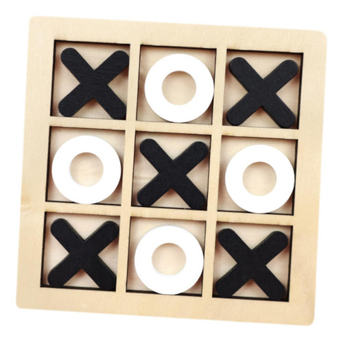 3 Juego De Mesa Toe, Noughts And Crosses, En Y Negro
