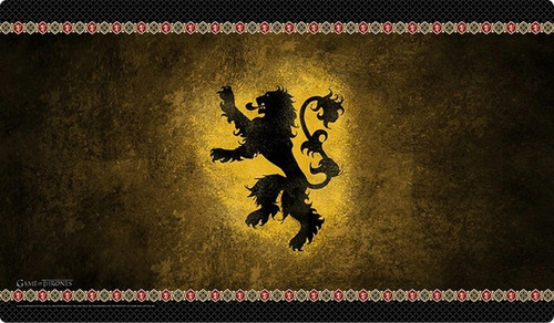 Imagen 1 de 3 de Play Mat Tapete De Juego Game Of Thrones Casa Lannister Logo