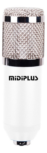 Micrófono Midiplus Bm-800 Condensador Unidireccional Color Blanco
