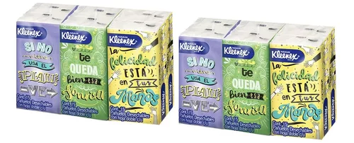 Kleenex 21200 - Caja de 95 hojas, 3 cajas/paquete de pañuelos faciales  blancos de 2 capas, caja desplegable
