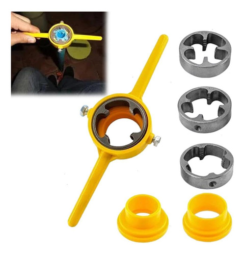 Herramienta Para Hacer Roscas De Pvc De 6 Piezas Herramienta
