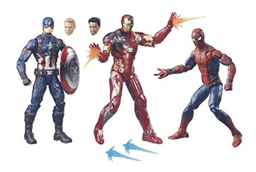 Figura Capitán América: Civil War 3-pack