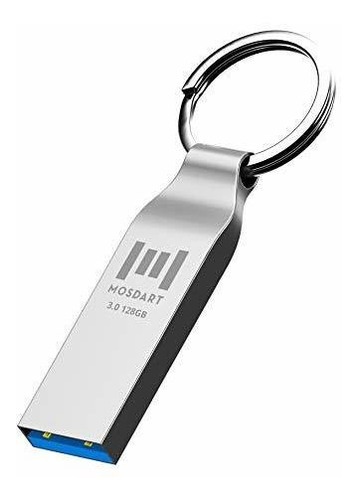 Unidad Flash Usb 3.0 Con Llavero De Metal De 128 Gb Unidad C