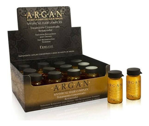 Fidelite Pack 48 Ampollas X12u Argan+ Kera+ Lino + Nutritiva