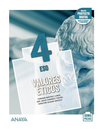 Eso 4 Valores Eticos (and). 2021, De Aa.vv. Editorial Anaya Educacion, Tapa Blanda En Español