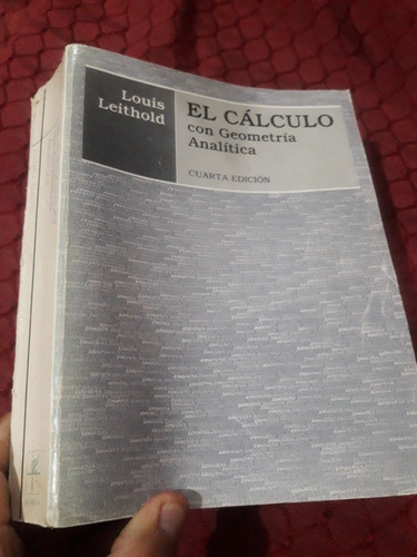 Libro El Calculo Con Geometría Analítica 4° Edición Leithold