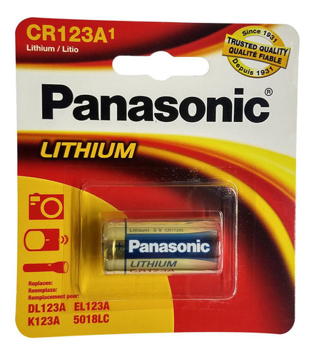 Kit 10 Baterias Cr123a 3v Panasonic Lithium
