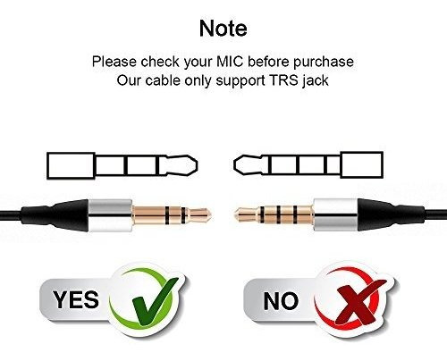Onvian-cable De Cable De Micrófono De 0.138 En Hembra A 5