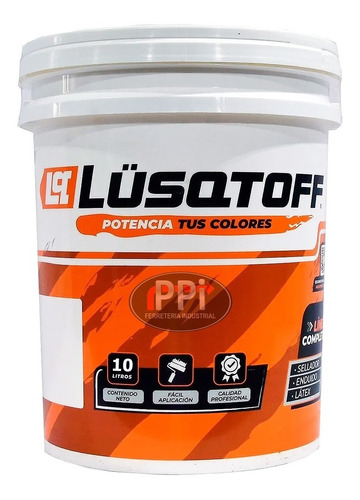 Sellador Fijador Interior Exterior Al Agua Lusqtoff 10 Lts 