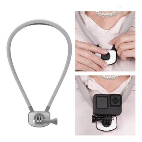 Soporte Para El Cuello Selfie Monte Multipropósito Gris