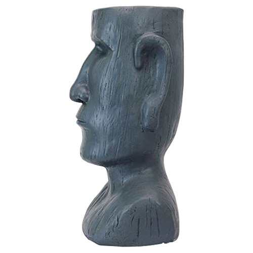 Estatua De Maceta De Cabeza Megalítica Masiva De Isla ...