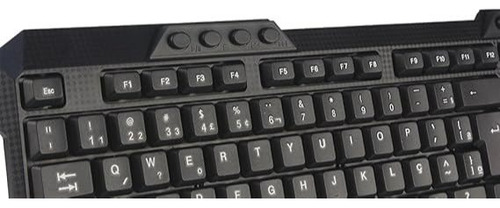 Combo C3tech Sem Fio K-w10bk Preto, Teclado E Mouse