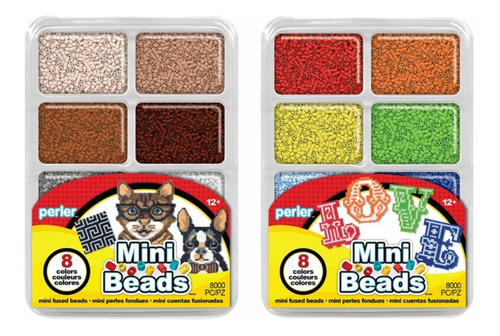 Perler Mini Beads Tray Bundle. Numero Producto Incluido