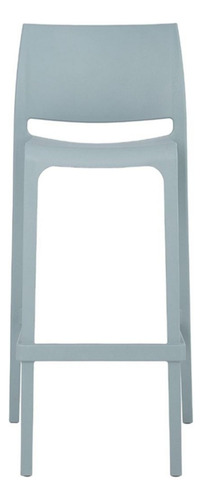 Silla Banco Plastico Lagoon Alto Azul Niebla 7211b9 B