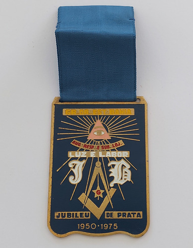 Medalha Maçonaria Jubileu 1950-1975