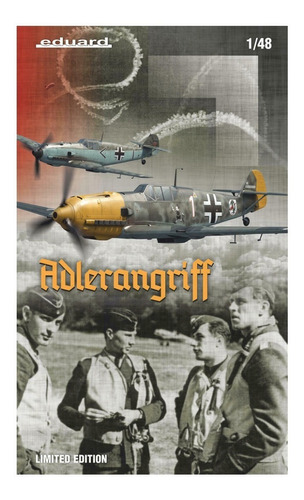 Eduard 1/48 Wwii Bf109e Adlerangriff German Fighter