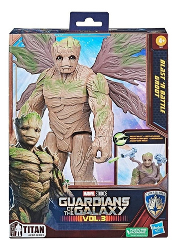 Figura Marvel - Guardianes De La Galaxia Groot Batalla