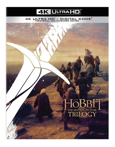 Blu Ray Hobbit Trilogy Extended 4k Ultra Hd Box Extendida 
