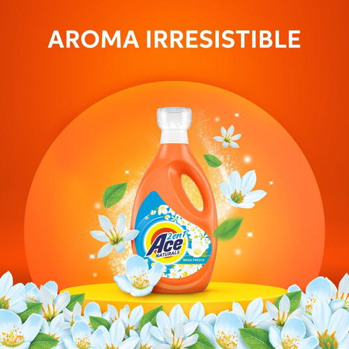 Imagen 5 de 9 de Pack 3 Botellas Detergente Ace Liquido Concentrado 1,8 Lt