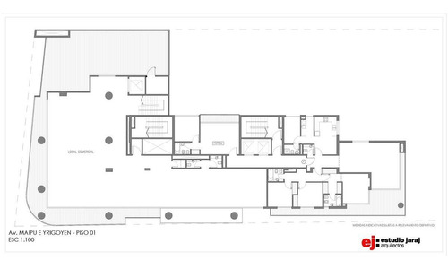 Yrigoyen Blvd · 4 Amb, Terraza 35 M2 ·