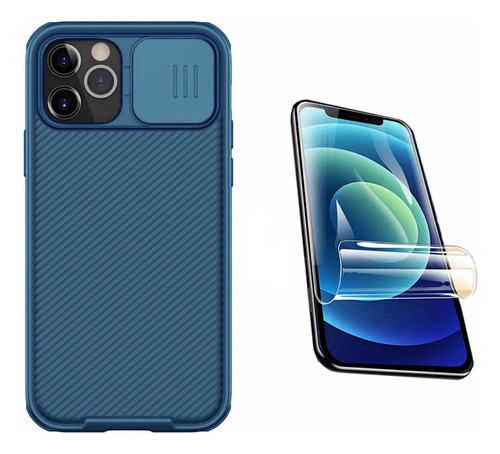 Carcasa Nillkin Para iPhone 12/12 Pro + Lamima Hidrógel