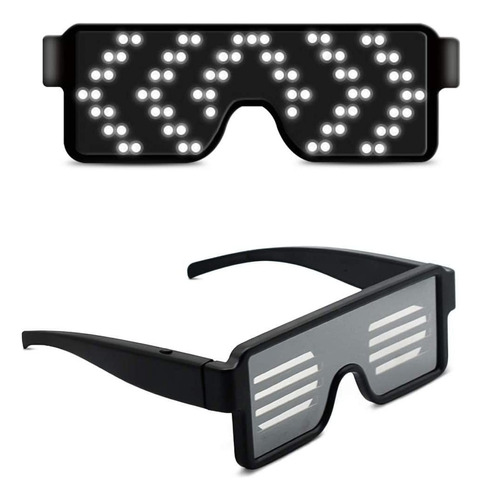 Gafas Led Fiesta De Luminosas Para De Neón Bares Carnaval