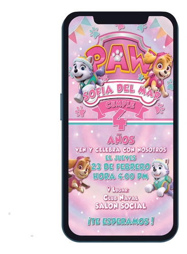 Video Invitación Paw Patrol