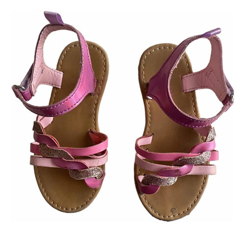 Sandalias Niña Carters T8 Largo 16 Cms Rosa